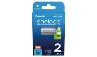 Panasonic Eneloop akumulatory LR03, AAA 800mAh (2 szt.) [BK-4MCDE/2BE]