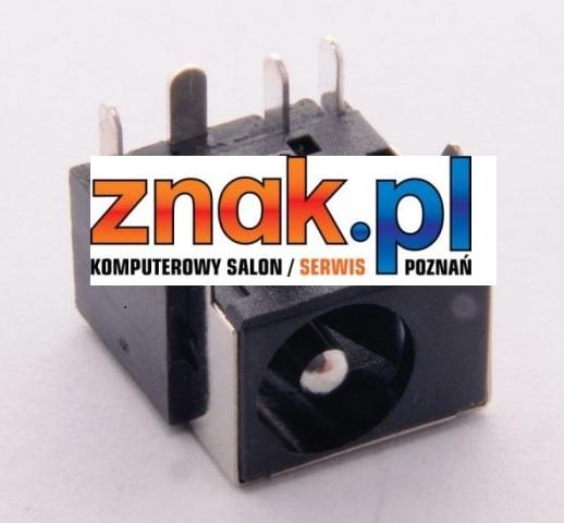 Gniazdo zasilania GNL34 do wtyczki 5.5x1.7mm do notebooków Acer (1200, 1410, 1500, 1511LMI, 1520, 1600), HP (6720s, 6820s, NX6115, NX6125, NX7000, NX7010)