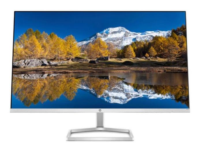 27’’ HP M27fq (IPS LED, 2560x1440, 300, 5ms, 99% sRGB, 75Hz) (2xHDMI 1.4, DP 1.2) srebrny [2H4B5AAABB]