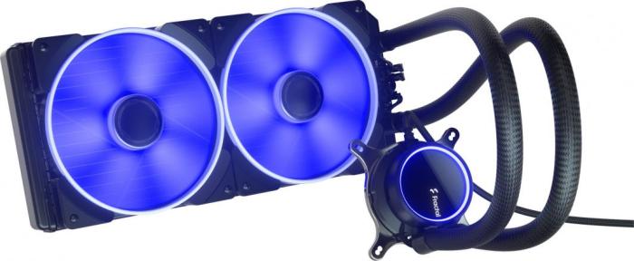 Fractal Design Celsius+ S28 Prisma Water Cooling Unit (chłodzenie wodne) (2x140 mm, 4-pin PWM, ARGB) [FD-W-2-S2802]