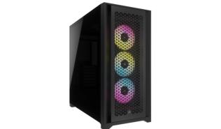 Corsair iCUE 5000D RGB Airflow Tempered Glass Mid-Tower Black (szkło hartowane) (2x2.5, 2x3.5/2.5) (2xUSB 3.2 Gen1, 1xUSB-C Gen1) [CC-9011242-WW]