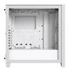 Corsair iCUE 4000D RGB Airflow Mid-Tower True White (szkło hartowane) (1x USB-C 3.2 Gen2, 2x USB 3.2 Gen1) (2x2.5, 4x3.5) [CC-9011241-WW]