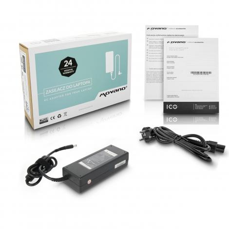Movano zasilacz do laptopa HP 19V / 7.1A / 135W z wtyczką 7.4x5.0mm [HP1971P]