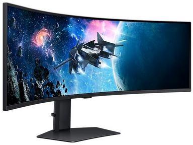 49’’ Samsung Odyssey G9 G95C LS49CG950EUXEN (VA LED zakrzywiony, 5120x1440, 450, 1ms, 240Hz) (2xHDMI 2.1, DP, 2xUSB-A 3.0) czarny
