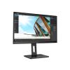 24’’ AOC 24P2Q (IPS LED, 1920x1080, 250, 4ms, 107% sRGB, 75Hz) (VGA, DVI, HDMI 1.4, DP 1.2, 4xUSB 3.2) pivot, głośniki, czarny