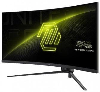 34’’ MSI MAG 345CQR (VA LED zakrzywiony 1000R, 3440x1440, 300, 1ms, 180Hz) (2xHDMI 2.0, DP 1.4, Audio) pivot, czarny
