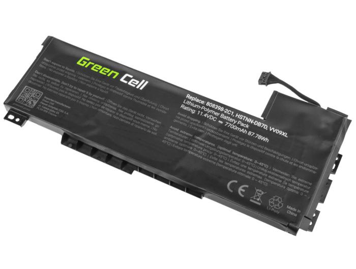 Green Cell bateria do HP ZBook 15 G3 G4, 11.4V 7700mAh [HP136]