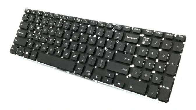 Klawiatura do notebooka Dell Inspiron 3779 5570 5770 15 17 G3 G5 G7 / Latitude 15 / Vostro 15 / czarna matowa [01WRWC 03NVJK 03R0JR 0H9P3P 1WRWC 3R0JR KBD286US]