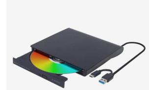 Gembird DVD+/-RW Slim USB 3.1 (czarny) [DVD-USB-031]