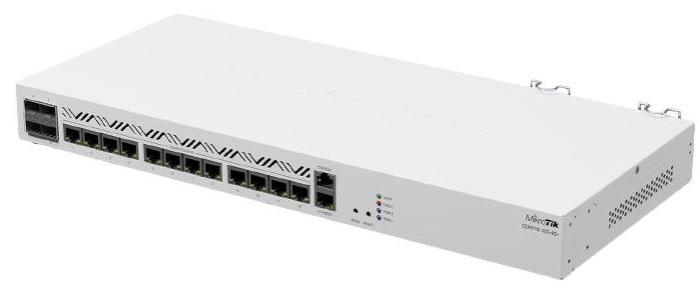 Mikrotik Cloud Core Router 4X2GHZ 128MB NAND 4x 10GE SFP+ 13x 1GE Ports 2x AC Inputs L6 [CCR2116-12G-4S+]