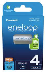 Panasonic Eneloop akumulatory LR03, AAA 800mAh (4 szt.) [BK-4MCDE/4BE]