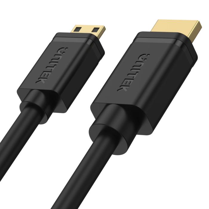 Unitek Kabel mini HDMI M / HDMI M v2.0 4K 60Hz (2.0 m) [Y-C179]