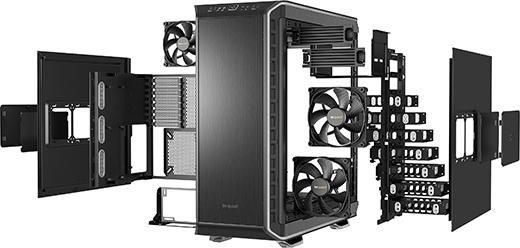 be quiet! Dark Base 900 ATX Midi Silver (2xUSB 2.0, 2xUSB 3.2 Gen1) (15x2.5(konwertowalne z 7 zatok 3.5), 2x5.25) [BG012]