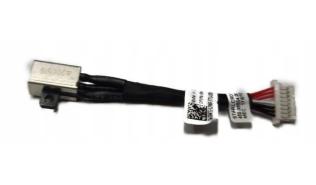 Gniazdo zasilania z kablem do wtyczki 4.5x3.0mm do notebooków Dell Inspiron 17 7778 7779 7773 / 8Pin dł. 66mm [6VV22 06VV22]
