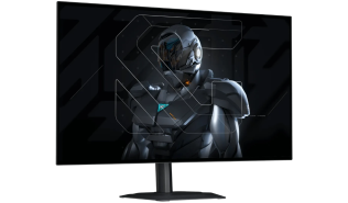 (27) Gigabyte MO27Q28G (OLED, 2560x1440, 335, 0.03ms, HDR500, 280Hz) (2xHDMI 2.1, 1xDP, 2xUSB-A 3.2 Gen1 5Gb, 2xUSB-C, audio) głośniki, czarny