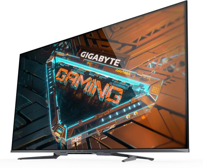55’’ Gigabyte S55U (VA 4K, 3840x2160, 500/1500, 2ms, 140% sRGB, 120Hz) (2xHDMI 2.1, 2xHDMI 2.0, RJ45, USB 3.0) głośniki, czarny
