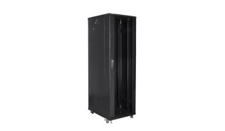 Lanberg szafa rack stojąca 19 42U 800x1200 szyba hartowana (czarny) [FF01-8242-12B]
