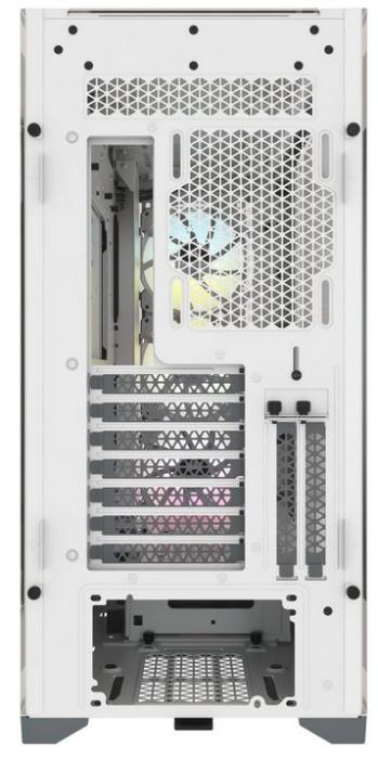 Corsair iCUE 5000X RGB Mid-Tower ATX Tempered Glass White QL Edition (szkło hartowane) (1x USB-C 3.1, 3x USB 3.0) (4x2.5, 2x3.5) [CC-9011233-WW]