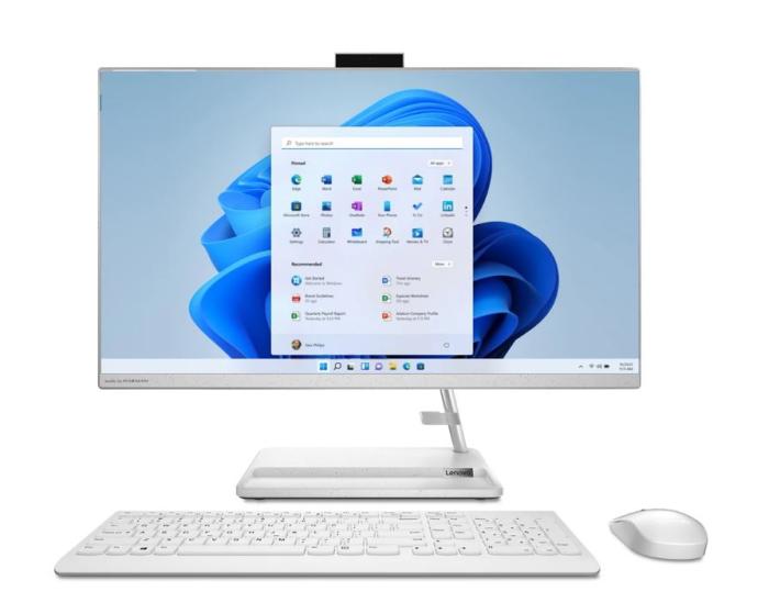 Komputer All-in-One LENOVO IdeaCentre 3-27IAP [F0GJ0083PB] 12-Core i7-1260P/27 1920x1080 matowa IPS/16GB DDR4/1TB SSD/Iris Xe/Win11Home (biały)