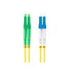Lanberg patchcord światłowód SM LC/APC-LC/UPC DUPLEX 3mm LSZH G657A1 żółty (2m) [FO-LALU-SD11-0020-YE]