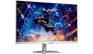 (27) Gigabyte M27Q2 ICE (SS-IPS LED, 2560x1440, 350, 1ms, 150% sRGB, 200Hz) (2xHDMI 2.0, 1xDP 1.4, Audio) głośniki, biały