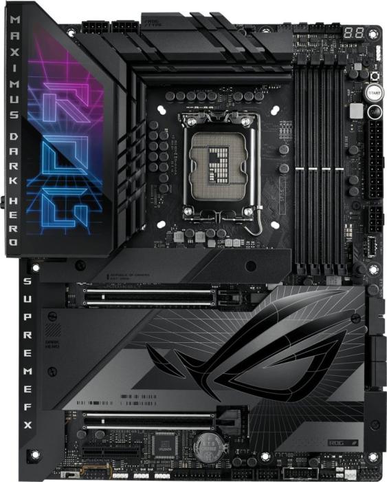 Asus ROG MAXIMUS Z790 DARK HERO (Intel Z790) [S1700, 4xDDR5 do 8000MHz, (HDMI 2.1, DP 1.4) (5xM.2, 2xPCIe 5.0 x16, 1xPCIe 4.0 x4), WiFi 7, BT 5.4, ATX]
