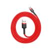 Baseus kabel szybkiego ładowania i transmisji (Quick Charge 3.0 2.4A) USB micro (M) / USB (M) (1.0 m) (czerwony) [CAMKLF-B09]