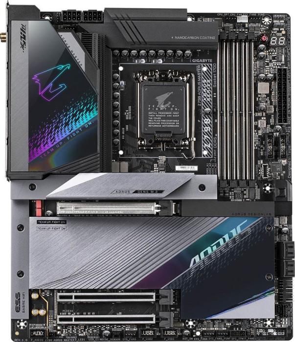 Gigabyte Z790 AORUS MASTER (Intel Z790) [S1700, 4xDDR5 do 8000MHz, (DP 1.2) (5xM.2, 1xPCIe 5.0 x16, 1xPCIe 3.0 x16 (x4), 1xPCIe 3.0 x16 (x1)), WiFi 6E, BT 5.3, ATX]