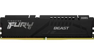 DDR5 32GB 6400 MHz Kingston Fury Beast Black XMP CL32 1.4V [KF564C32BB-32]