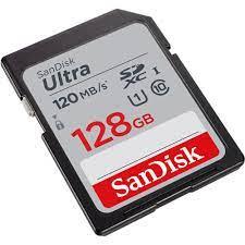 Secure Digital 128GB Sandisk SDXC Ultra Class 10 UHS-I (120MB/s) [SDSDUN4-128G-GN6IN]