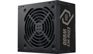 Cooler Master Elite NEX W600 ATX 2.41 (600W) (1x120mm) 80+ [MPW-6001-ACBW-BE1] (CPU 1x8pin) (PCI-E 2x8pin) (3xMolex, 5xSATA)