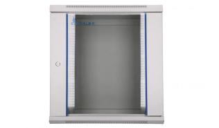 Extralink szafa rack wisząca 19 12U 450x600 drzwi przeszklone (szary) [EX.8598-12U]