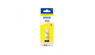 C13T00S44A (103 EcoTank) - yellow, oryginalny atrament Epson, 65ml, 7500 stron (Epson EcoTank L3151, Epson EcoTank L3150, Epson EcoTank L3111, Epson EcoTank L3110)