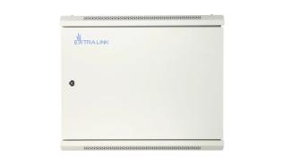 Extralink szafa rack wisząca 9U 600x600 ASP drzwi metalowe (szary) [EX.13025-9U]