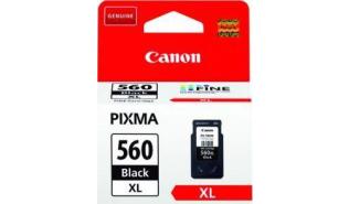 PG-560BKXL (3712C001) - czarny, oryginalny wkład z atramentem Canon, 14,3 ml, 400 stron (Canon PIXMA TS5350, TS5350a, TS5351, TS5351a, TS5352, TS5352a, TS5353, TS5353a, TS5355a, TS7450, TS7450a)