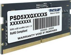 SO-DIMM DDR5 16GB 5600 MHz Patriot Signature 1 Rank [PSD516G560081S]