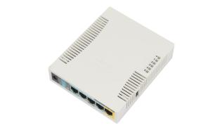 Mikrotik Access Point 2.4GHz 5x RJ45 100Mb, s 1x USB [RB951UI-2HND]