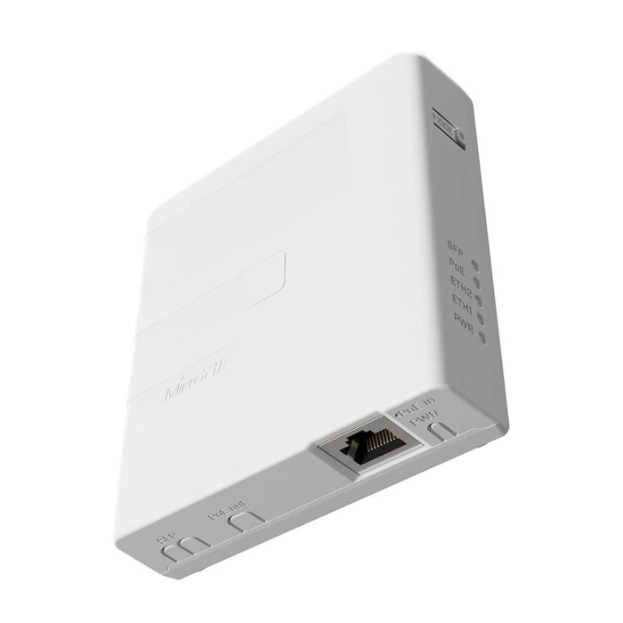 MikroTik PoE injector z zarządzaniem, 2x GE, 1x SFP [GPEN21]