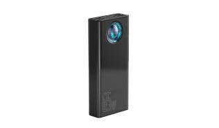 Power Bank Baseus Amblight 30000mAh 65W wej. (micro USB, Lighting, USB-C), wyj. (4xUSB-A, USB-C) (czarny) (Quick Charge 3.0, Power Delivery 3.0) [PPLG000101]