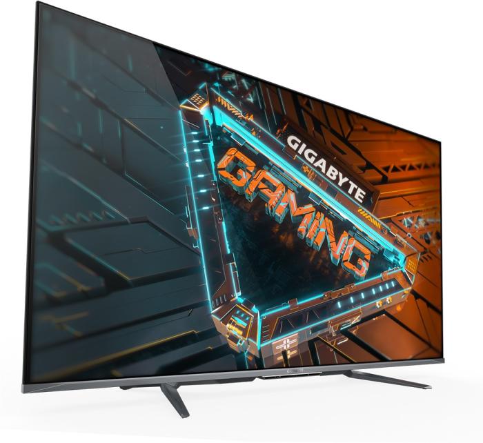 55’’ Gigabyte S55U (VA 4K, 3840x2160, 500/1500, 2ms, 140% sRGB, 120Hz) (2xHDMI 2.1, 2xHDMI 2.0, RJ45, USB 3.0) głośniki, czarny