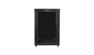 Lanberg szafa rack stojąca 19 22U 600x800 drzwi szklane LCD (czarny) [FF01-8022-12BL]