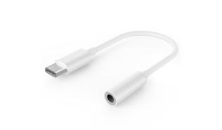 Gembird (adapter) USB-C / mini Jack 3.5 mm (biały) [A-CM-3.5F-01]