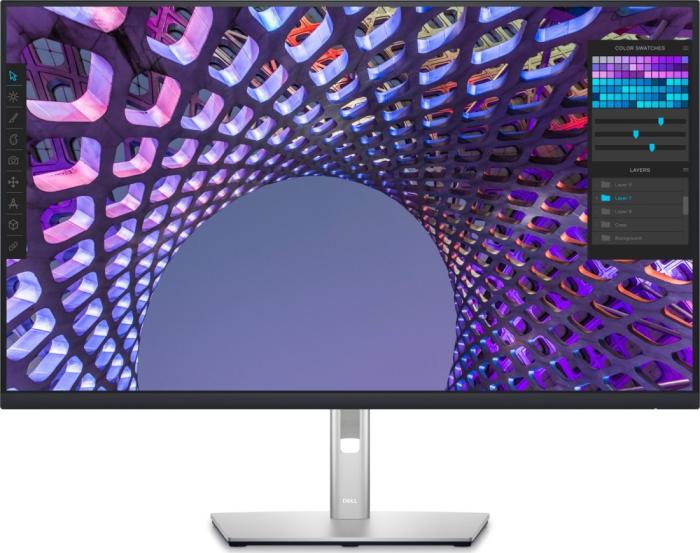 32’’ Dell P3223QE (IPS 4K, 3840x2160, 350, 5ms, 99% sRGB, 60Hz) (HDMI 2.0, DP 1.4, USB-C/DP, 4xUSB-A 3.0) pivot, czarno-srebny [210-BEQZ]