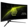 34’’ MSI MAG 345CQR (VA LED zakrzywiony 1000R, 3440x1440, 300, 1ms, 180Hz) (2xHDMI 2.0, DP 1.4, Audio) pivot, czarny