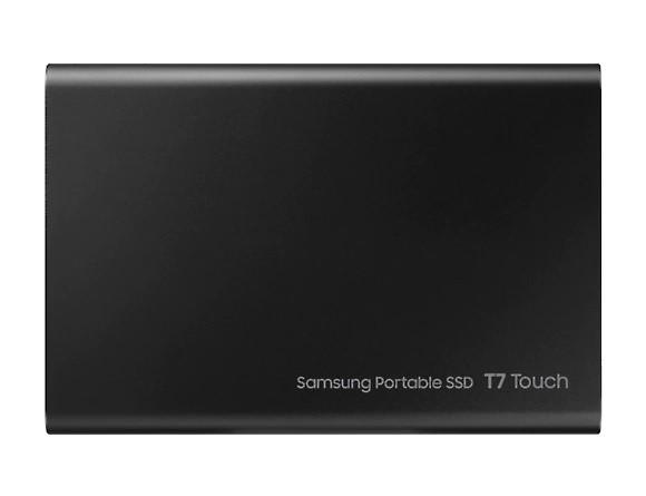 Samsung Portable T7 Touch 2TB SSD USB-C (1050/1000MB/s) (czarny) (szyfrowanie 256-bit na hasło lub odcisk palca) [MU-PC2T0K/WW]