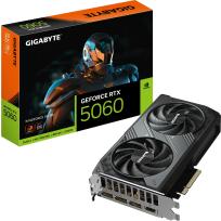 GeForce RTX5060 Gigabyte 8GB GDDR7 Windforce OC [GV-N5060WF2OC-8GD] (1xHDMI 2.1b, 3xDP 2.1b) (128-bit, PCIe 5.0)