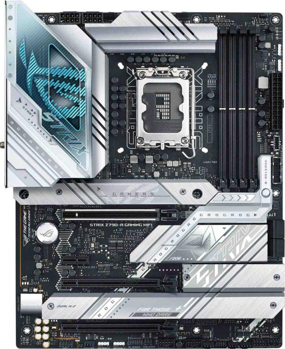 Asus ROG STRIX Z790-A GAMING WIFI (Intel Z790) [S1700, 4xDDR5 do 7800MHz, (HDMI 2.1, DP 1.4), (4xM.2, 1xPCIe 5.0 x16, 1xPCIe 4.0 x4, 1xPCIe 3.0 x1), WIFI 6E, ATX]