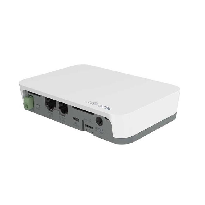 MikroTik IoT Gateway, 650MHz CPU, 64MB, 2,4GHz, 2x2MIMO, 2x10/100Mbps, 1xSIM, 802.11n/b/g [RB924i-2nD-BT5&BG77]