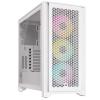 Corsair iCUE 4000D RGB Airflow Mid-Tower True White (szkło hartowane) (1x USB-C 3.2 Gen2, 2x USB 3.2 Gen1) (2x2.5, 4x3.5) [CC-9011241-WW]