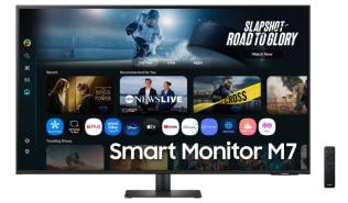 (43) Samsung Smart LS43FM700UUXEN (VA LED, 3840x2160, 300, 4ms, HDR10, 60Hz) (2xHDMI 2.0, 3xUSB-A 2.0, 1xUSB z DP), głośniki (1x10W), czarny
